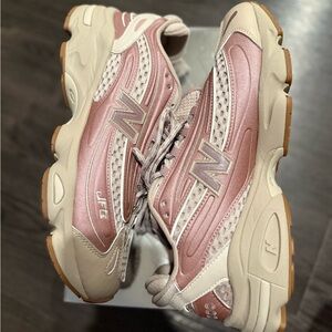 New Balance 1000 x JoeFreshGoods Men's Pink and Beige Athletic Shoes